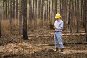 certified-arborist-inspecting-work-in-Atlanta-area