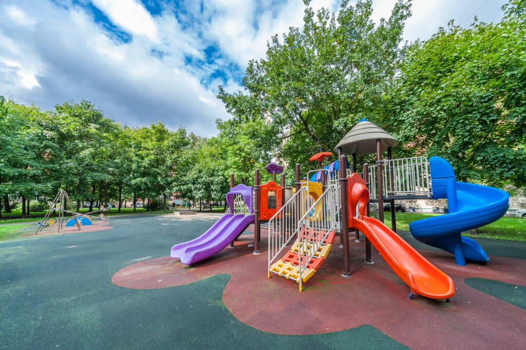 school-playground-in-Atlanta-surrounded-by-trees